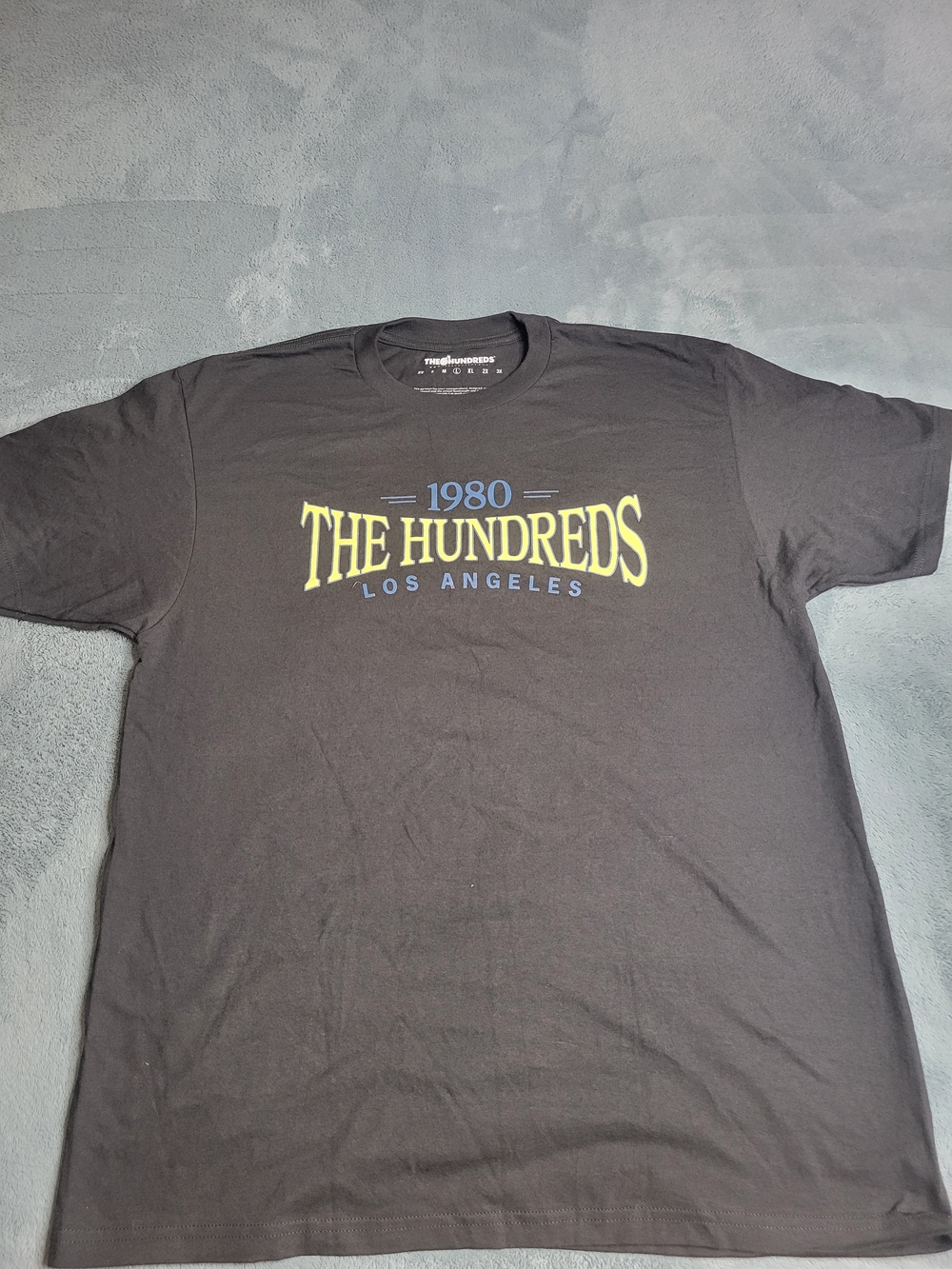 The Hundreds Los Angeles 1980 Black Graphic Tee
